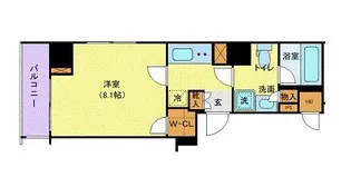 ALTERNA銀座【6階】の間取り
