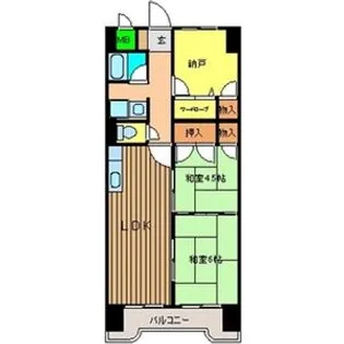 テーアイ二日町ビル【2階】の間取り