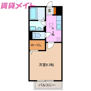 ボナンザ【1階】の間取り