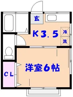 メゾン・ド・イヌイ【2階】の間取り