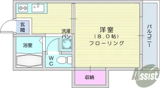 コーポ藤【2階】の間取り
