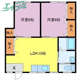 山雄【2階】の間取り