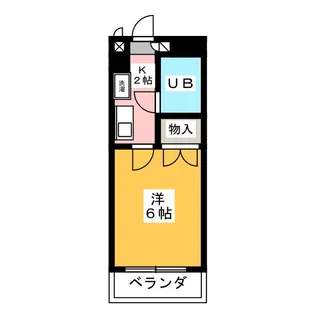 セザール名古屋【5階】の間取り