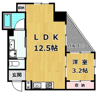 ピコットVII【7階】の間取り