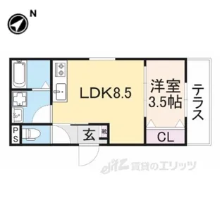 グレイスキューブ【1階】の間取り