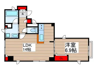 シエレトワレ【3階】の間取り