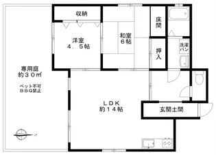 SGレジデンス【1階】の間取り
