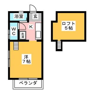 村上第2ハイツ【2階】の間取り