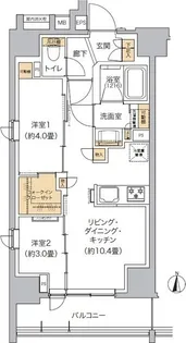 東京都豊島区東池袋3【マンション】の間取り