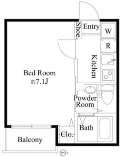 東京都大田区西糀谷4【アパート】の間取り