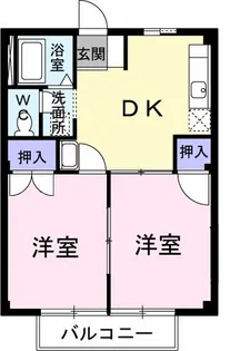 ノースヒルズミハラI【1階】の間取り