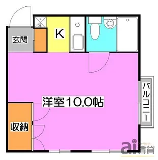 東京都東久留米市浅間町3【アパート】の間取り