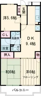 フェ・リーク【3階】の間取り