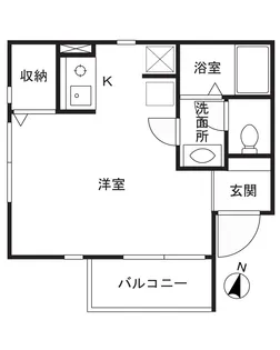カーサCattleya【2階】の間取り