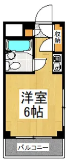 1Rの間取り画像