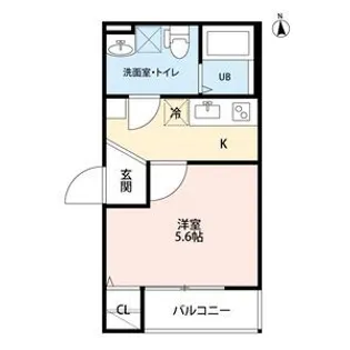 愛知県名古屋市中村区中村町2【アパート】の間取り
