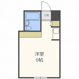 シャンボール札幌【4階】の間取り