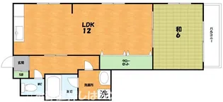 ニューハイツ岡山手【2階】の間取り