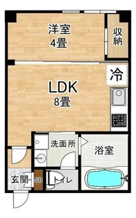 ReDEAL町屋レジデンス【4階】の間取り