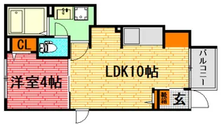 エスペランサ フェリース【1階】の間取り