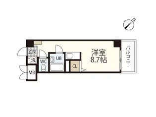 田中興産本社ビル【4階】の間取り