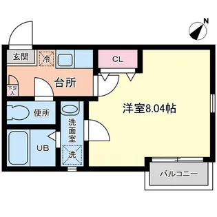 シャイン太子堂【2階】の間取り