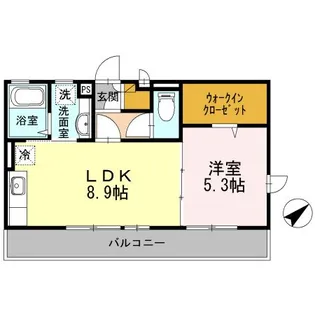 エターナルプレジール【2階】の間取り