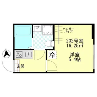 東京都葛飾区東四つ木1【アパート】の間取り