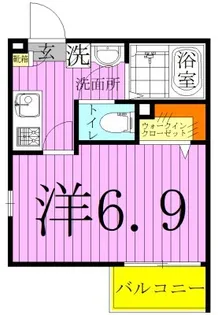 ライフタウン西新井【2階】の間取り
