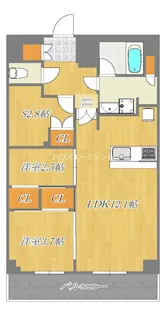 コンフォリア東葛西【7階】の間取り