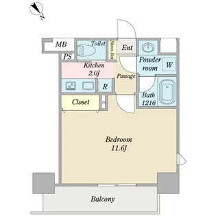 ラフォンテ渋谷3丁目【7階】の間取り