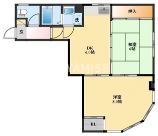TERRACE.HANAOKA【2階】の間取り