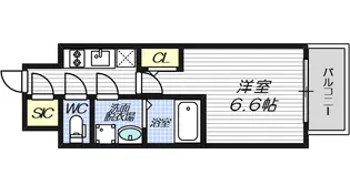 大阪府大阪市淀川区加島3【マンション】の間取り