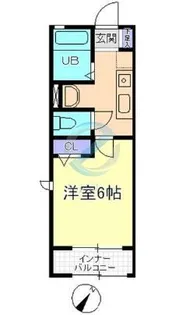 東京都江戸川区下篠崎町【アパート】の間取り