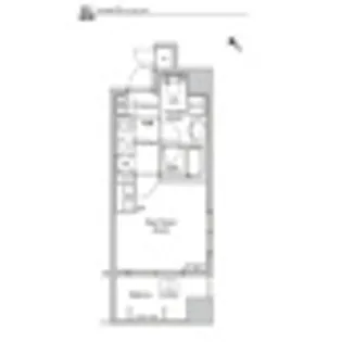 プライムアーバン月島【6階】の間取り