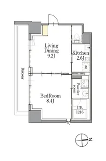 CLASSEUM(クラシアム)仙台新寺通【2階】の間取り