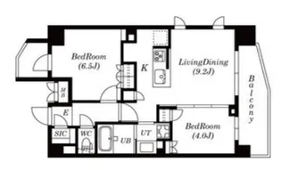 東京都港区白金6【マンション】の間取り