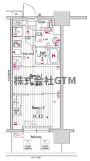 東京都江東区東砂1【マンション】の間取り