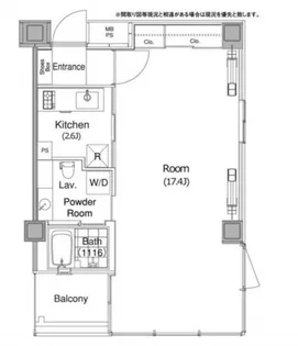 東京都渋谷区恵比寿西1【マンション】の間取り