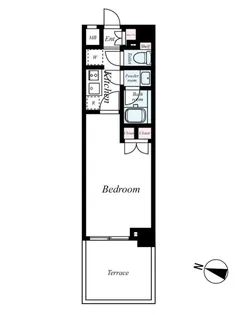 スカイコート押上壱番館【1階】の間取り