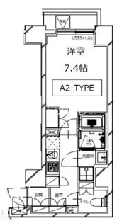 S-RESIDENCE月島【5階】の間取り
