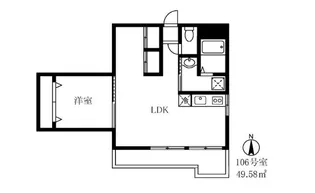 ローヤル若葉【1階】の間取り