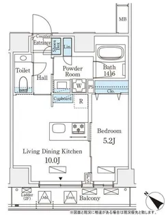 オーパスレジデンス南青山【2階】の間取り