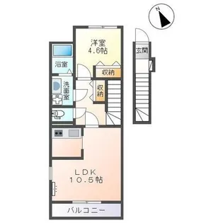 ラ・フレーズ【2階】の間取り