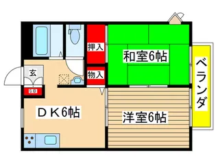 サンヒルズ丸山台【1階】の間取り