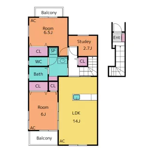 マノワール青木【2階】の間取り