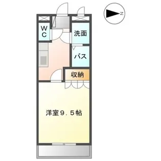 メルヴェーユ宮崎【2階】の間取り