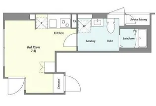 TIME SHARING 門前仲町【2階】の間取り