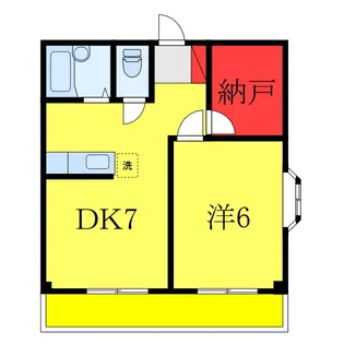 石田ハイツ【3階】の間取り