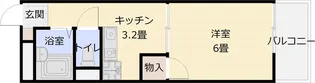 ビスタハイツ西村【2階】の間取り